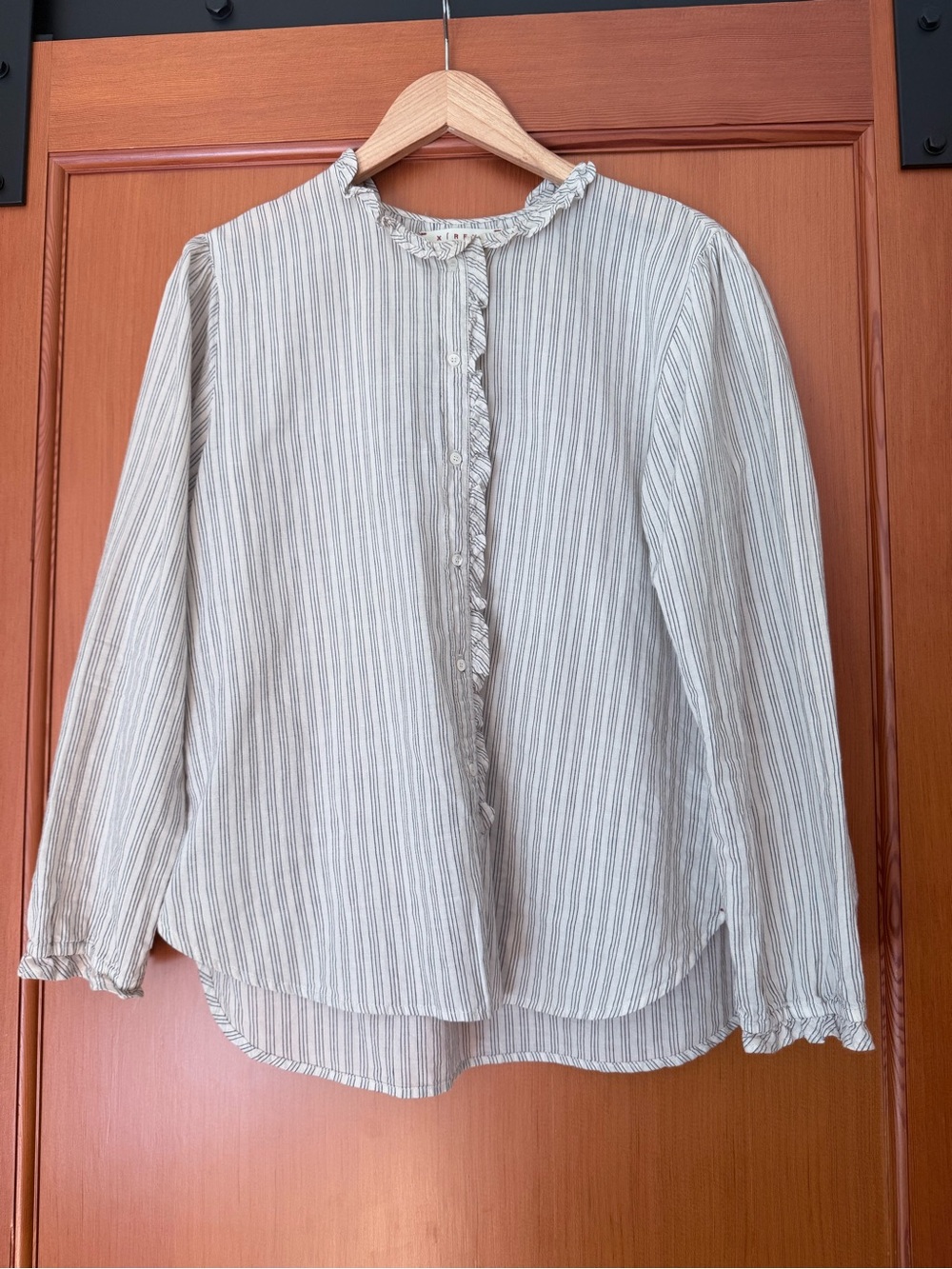 Xirena 100% Cotton Pinstripe Shirt
